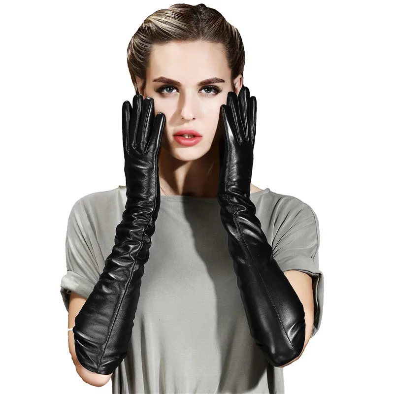 guantes-de-piel-de-oveja-para-mujer-con-manga-extendida-de-50-cm