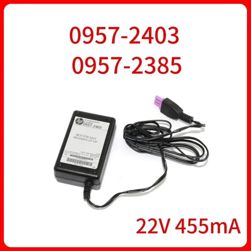 

22V455mA AC Adapter Charger 0957-2403 0957-2385 For 1010 1012 1510 1512 1513 1514 1518 2515 Printer Scanner Power Original