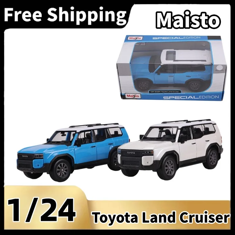 [in-stock]-maisto-1-24-diecast-toyota-land-cruiser-suv-multiple-color-options-collectible-model-with-original-retail-box