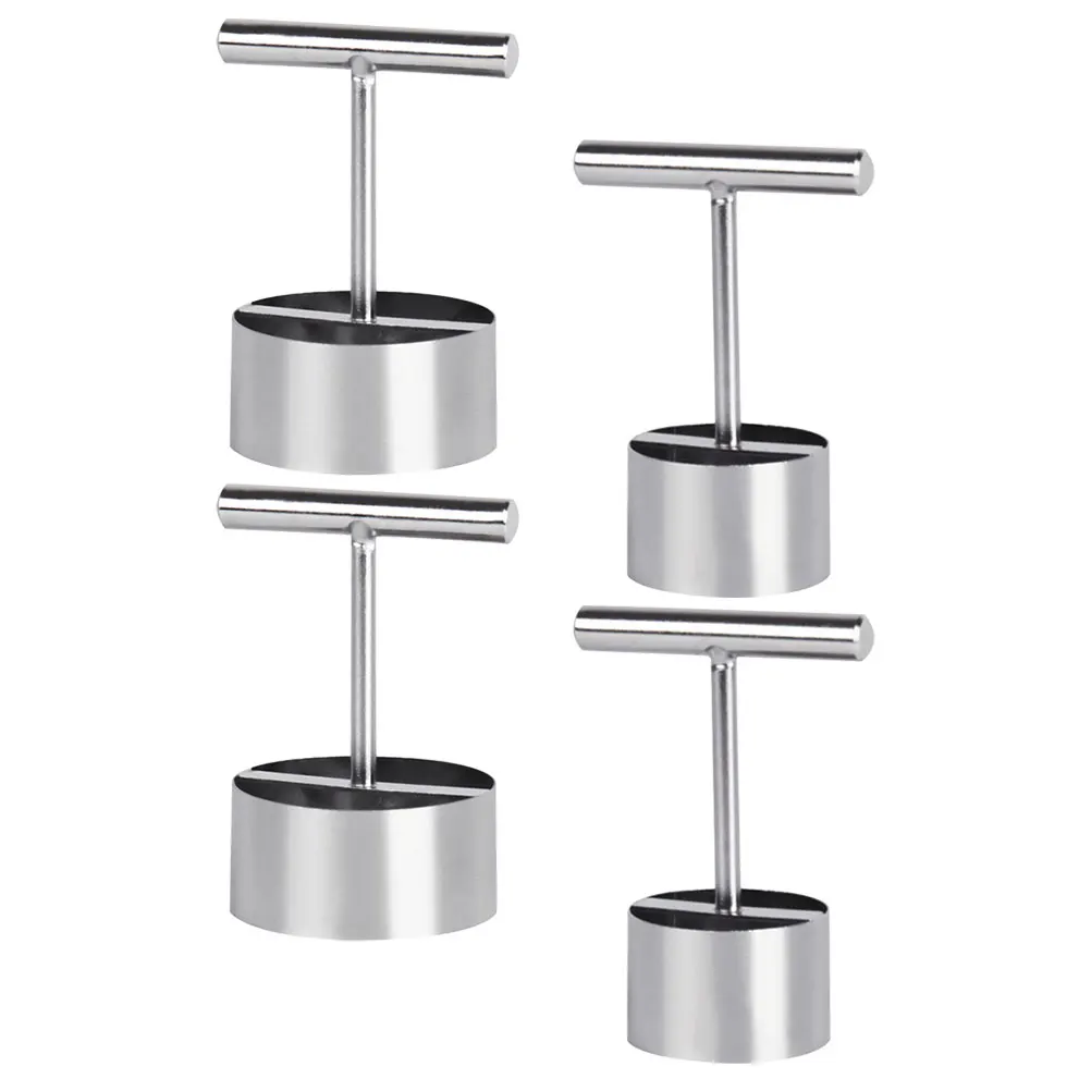 

4pcs Stainless Steel Corers Ergonomic Handle Pear Core Remover Easy Cleaning Home Kitchen Tool Vegetable Corer Red Date