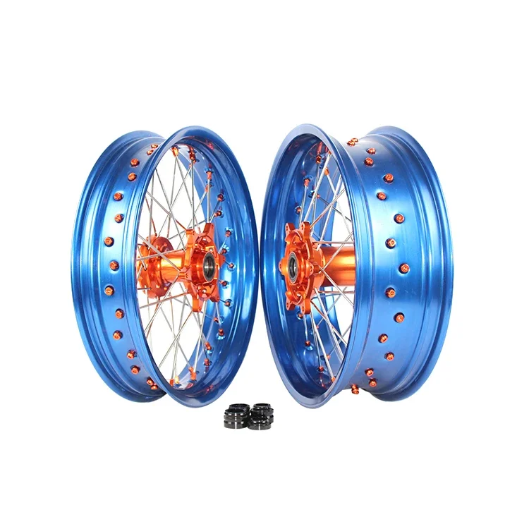 Aluminum alloy Motorcycle EXC 250 450 17Inch Supermoto wheels