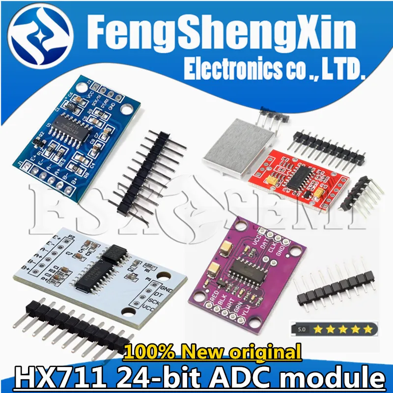 Load Cell Amplifier Breakout Board, Guia de conexão, Peso Módulo Sensor, 24 Bit ADC, HX711