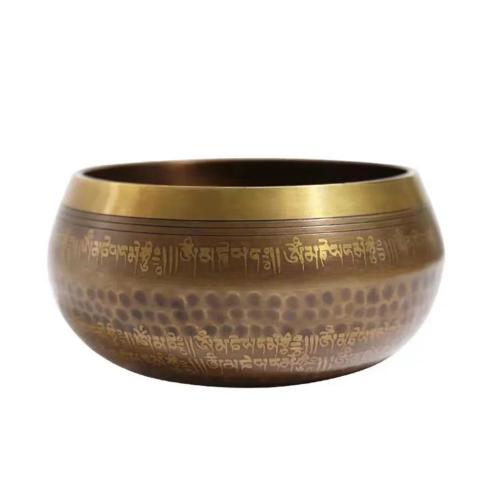 Nepal Handmade Tibetan Bowls Large Brass Singing Bowl Buddhist Meditation Sound therapy Chakras Healing sound Bowls Mindfulness