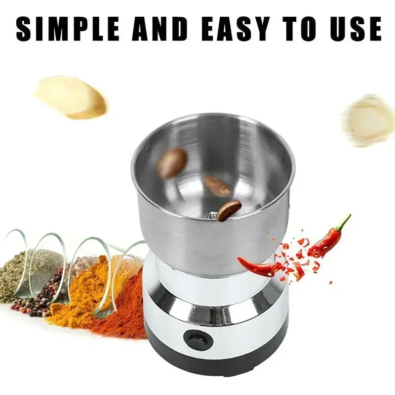 Multifunctional Electric Coffee Grinder Kitchen Cereals Nuts Beans Spices Grains Grinding Machine Portable Coffe Grinder Machine