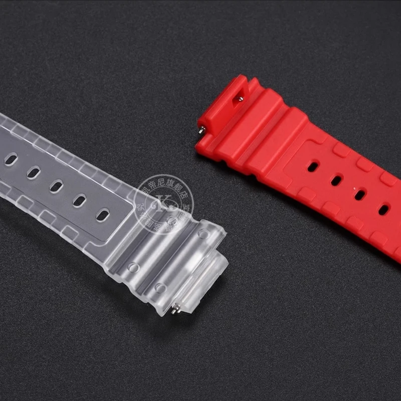 Fof Casio GA-2100/2110 Modified silicone strap case Replacement accessories Red Black White