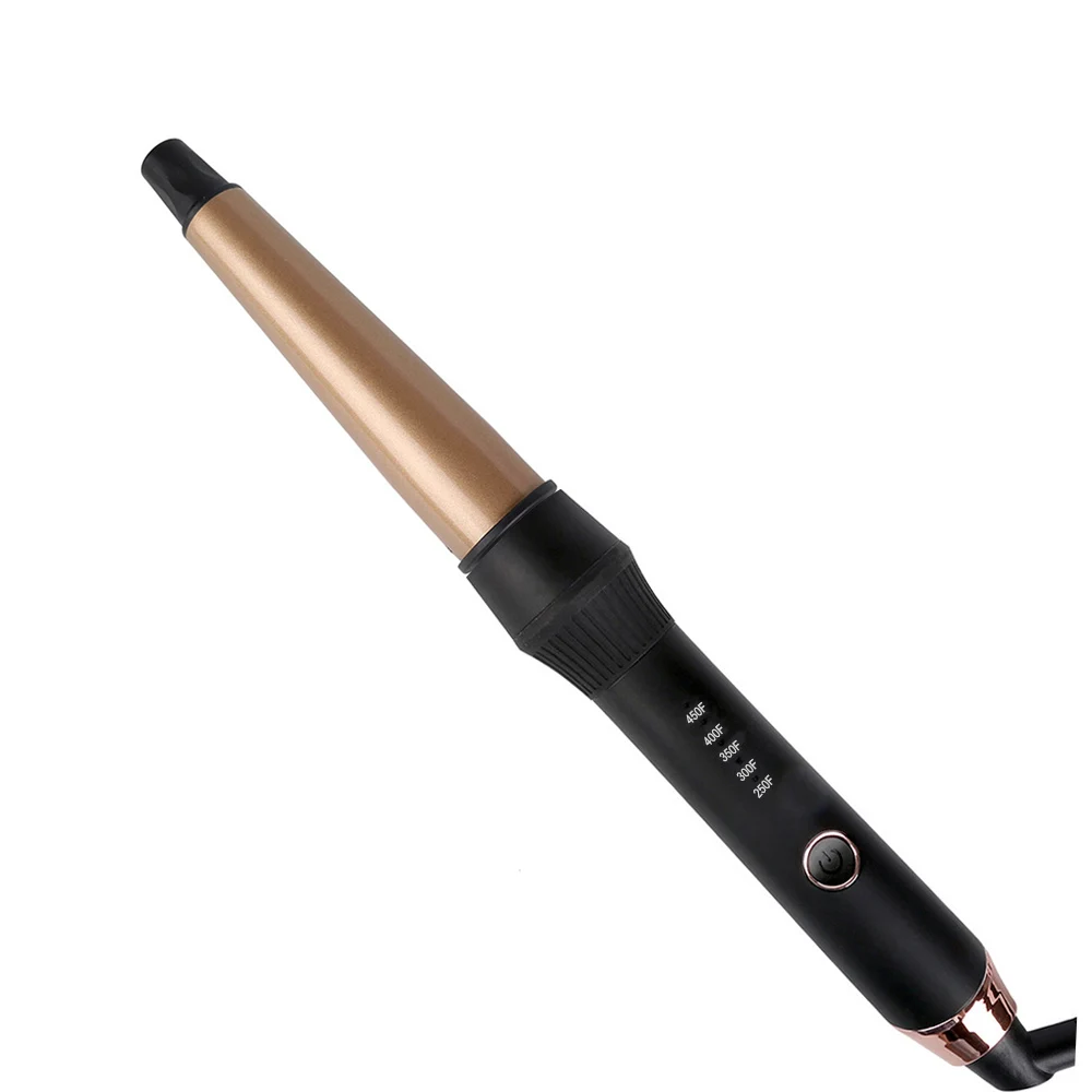 Taper Curling Iron Hair Curlers Ceramic Professional Taper Curler Cone Wand Rollers  Curly Hair Care Styling Tools