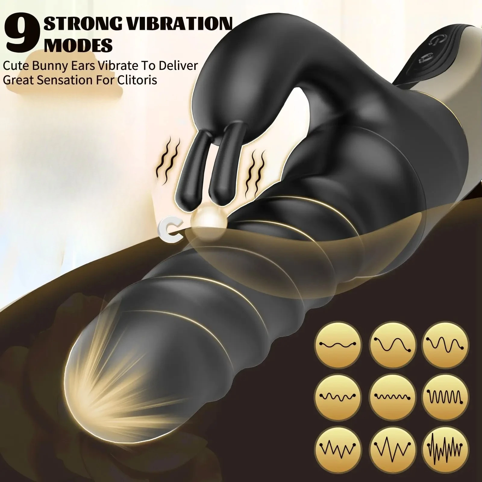 New Women Rabbit Vibrator Rotating Thrusting Vibration Clit G-spot Vaginal Nipple Stimulator Massager Female Masturbator Sex Toy - Image 2