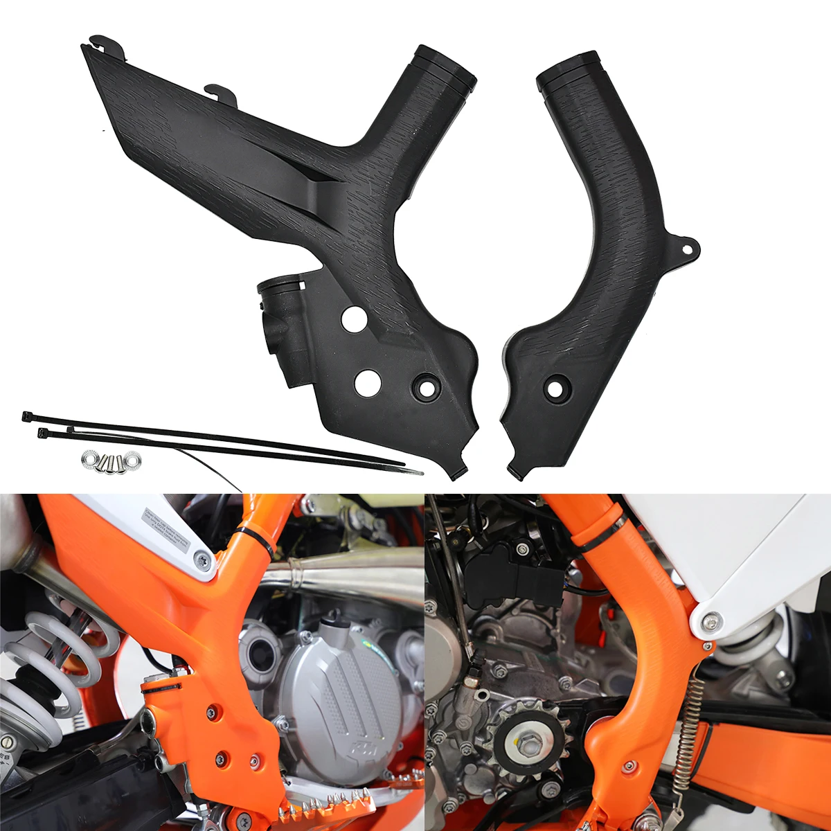 Für ktm 2020 2021 exc excf sx sxf xc xcw xcfw Motorrad rahmens chutz deckt Protektoren 2013-2018 ab