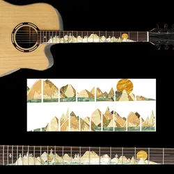 Fretboard Stickers Cross Inlay Decals UltraThin Sticker for Electric Acoustic Guitar Bass Ukulele Guitar Accessories