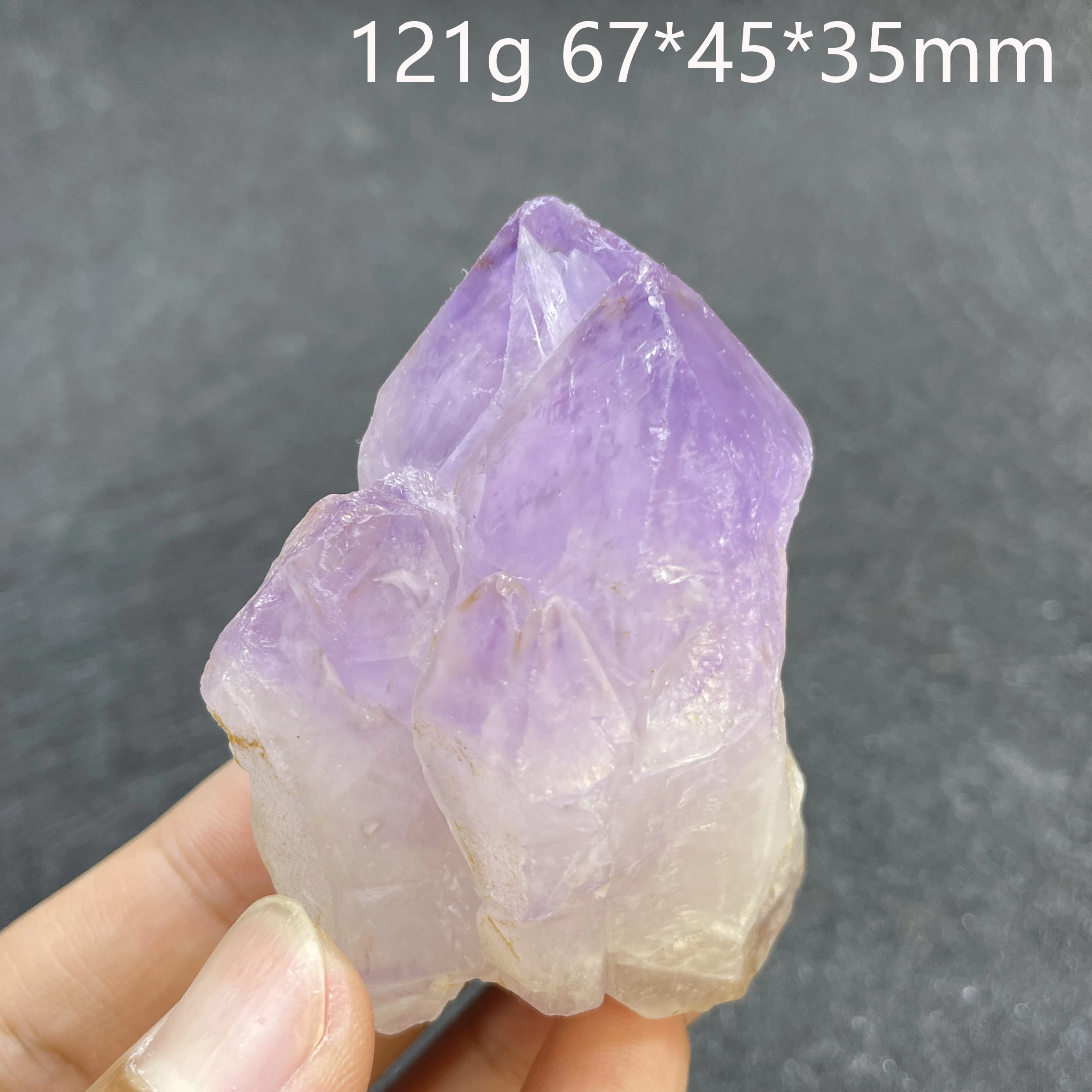 Natural Stone Amethyst Skeletal Crystal Mineral Specimen Quartz Cluster Raw Rock Decoration Rough Polished Healing