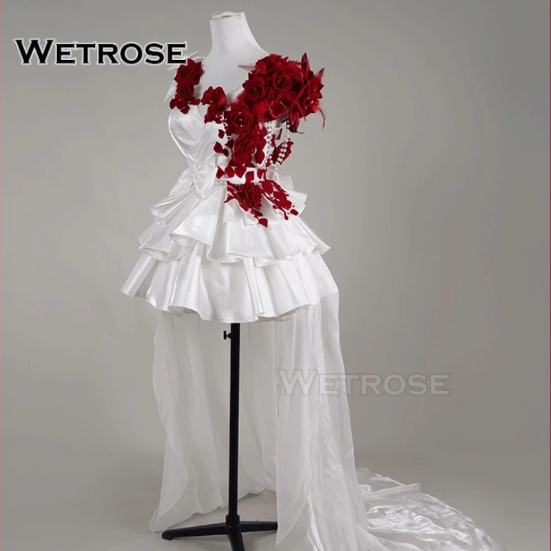 【Wetrose】متوفر في المخزون Identity V Perfumer Vera Nair Crimson Bride Cosplay