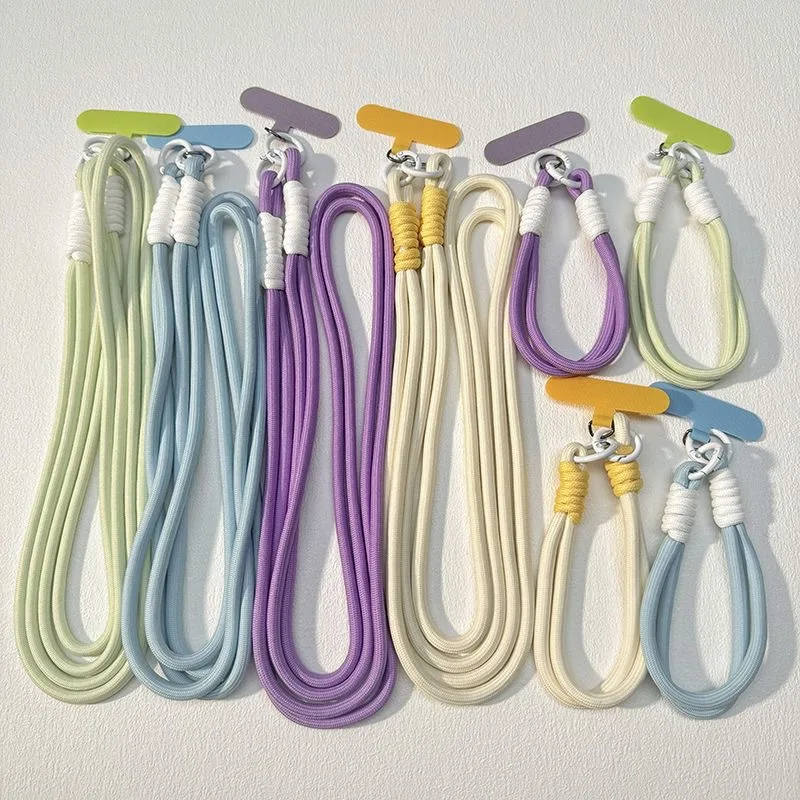 

Диагональный ремешок для мобильного телефона, анти-потерянный и противоскользящий длинный веревочный плечевой ремень, ремешок для телефона, для путешествий, пешего туризма, езды на велосипеде