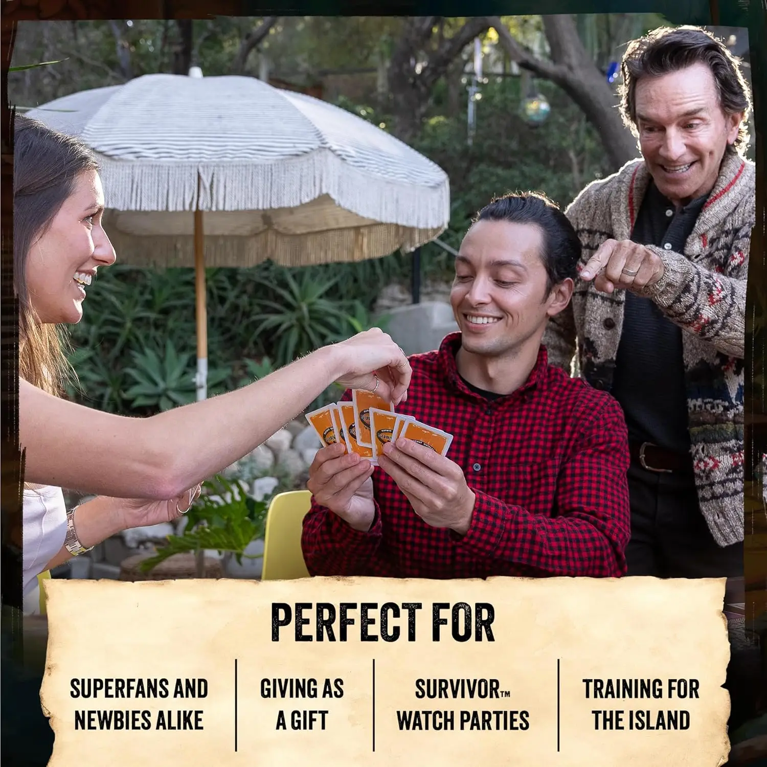 Survivant : La tribu a parlé - Le seul jeu de cartes officiel pour les fans survivants - Jeu de fête en famille pour les 8 ans et plus - 3 à 6 Pla