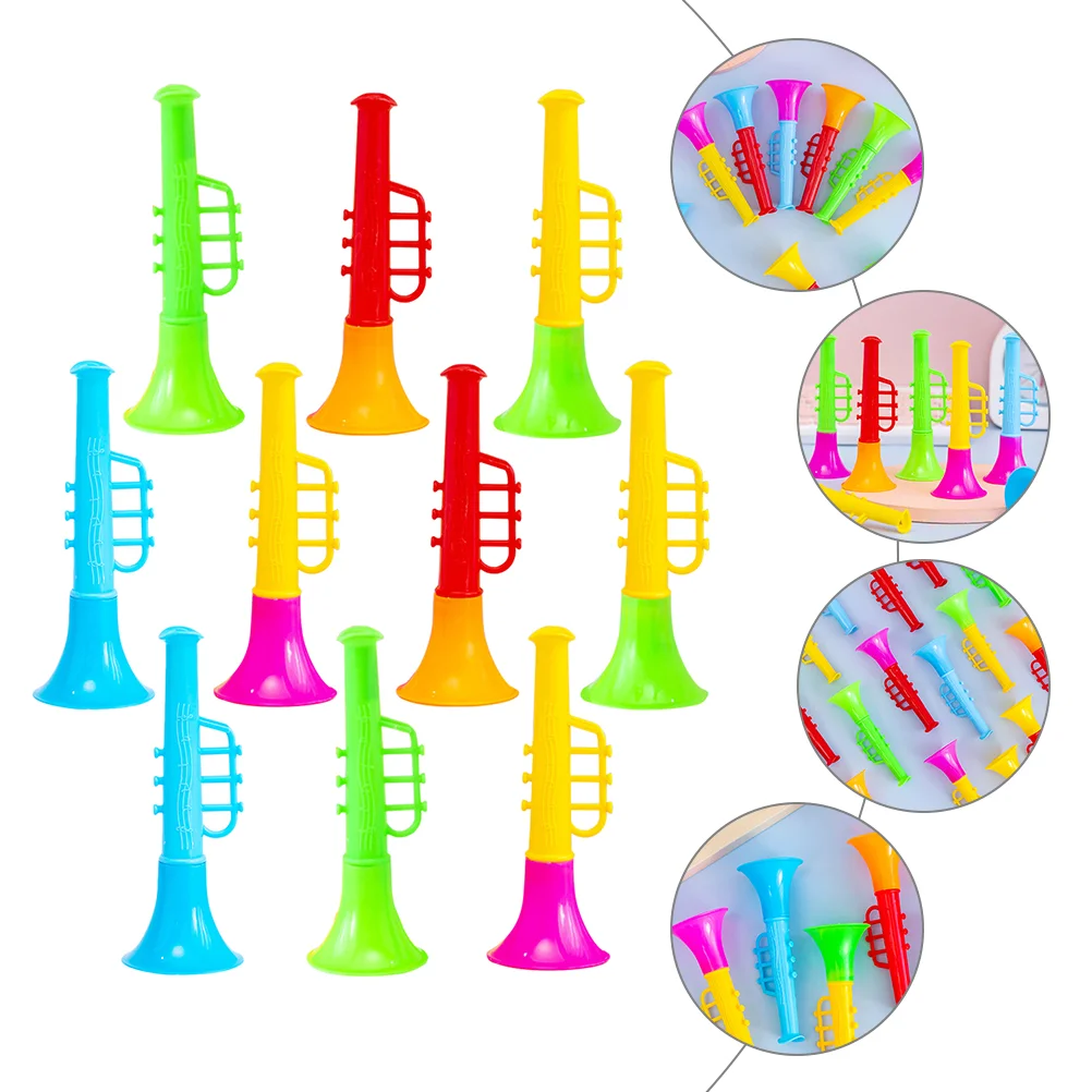 30 Pcs Fun Party Noisemaker Toys Trumpet for Toddlers Mini Instrument Plaything Small Abs Musical Instruments