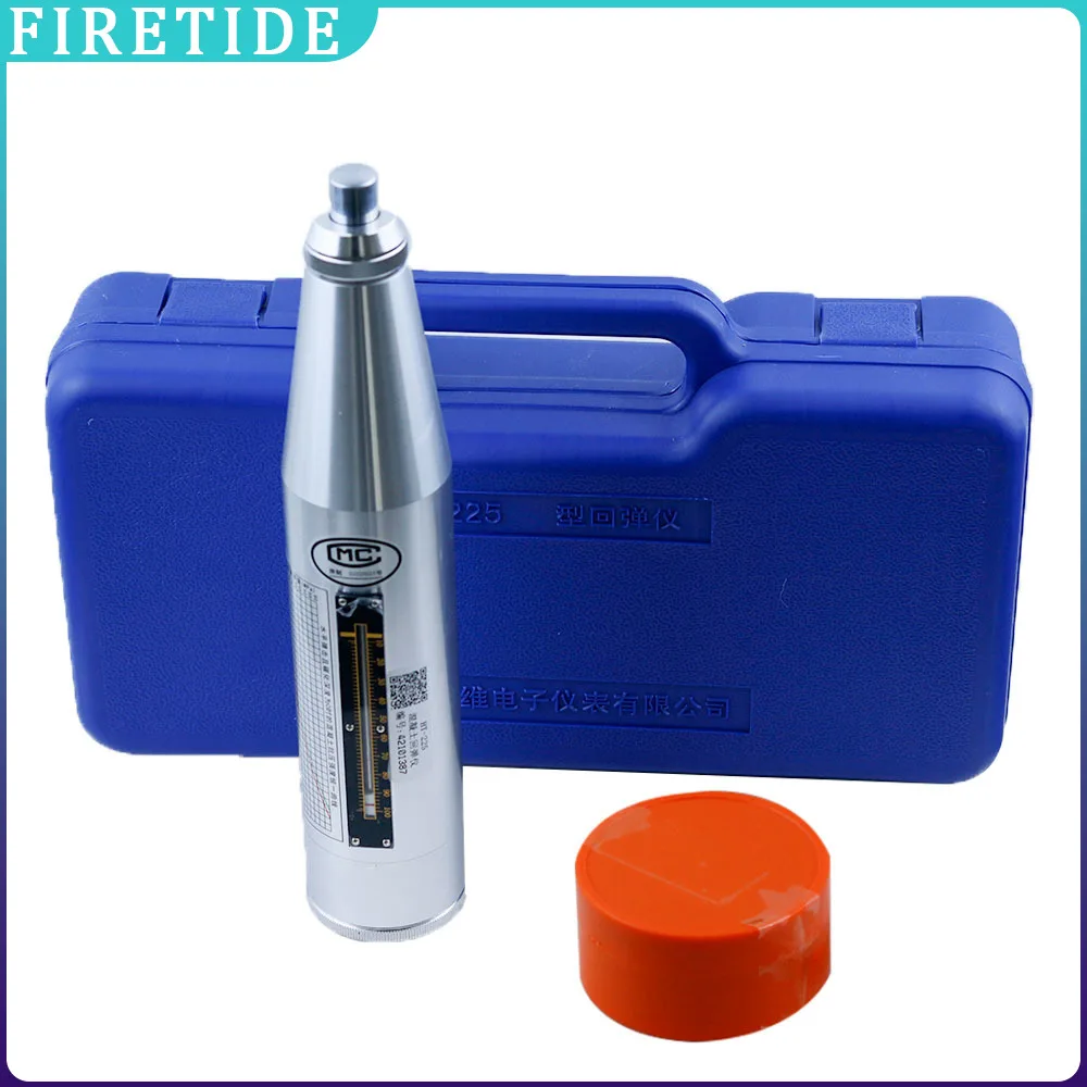 

HT-225 Resiliometer Concrete Rebound Test Hammer,Schmidt Hammer High Polymer Material Shell Resiliometer Testing Equipment