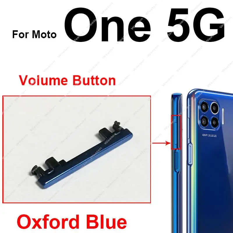 Power Volume Button For Motorola MOTO G 5G Plus One 5G UW Ace On OFF Power Buttons Volume Switch Control Side Key Parts