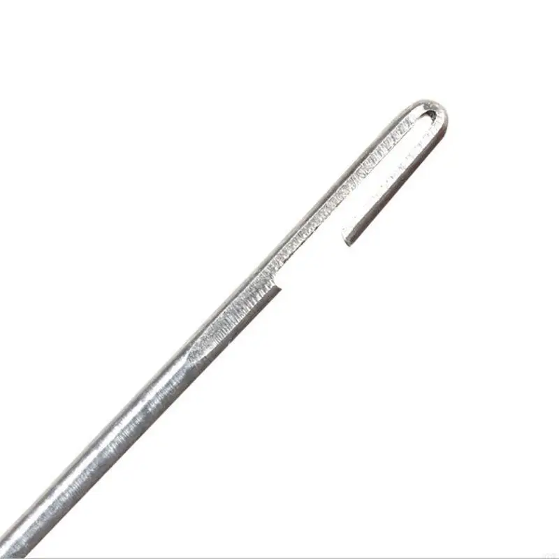 97QE Opening Eye Needles for Hand Sewing Easy Threading Embroidery Needle threaders Metal Pin Stainless Steel