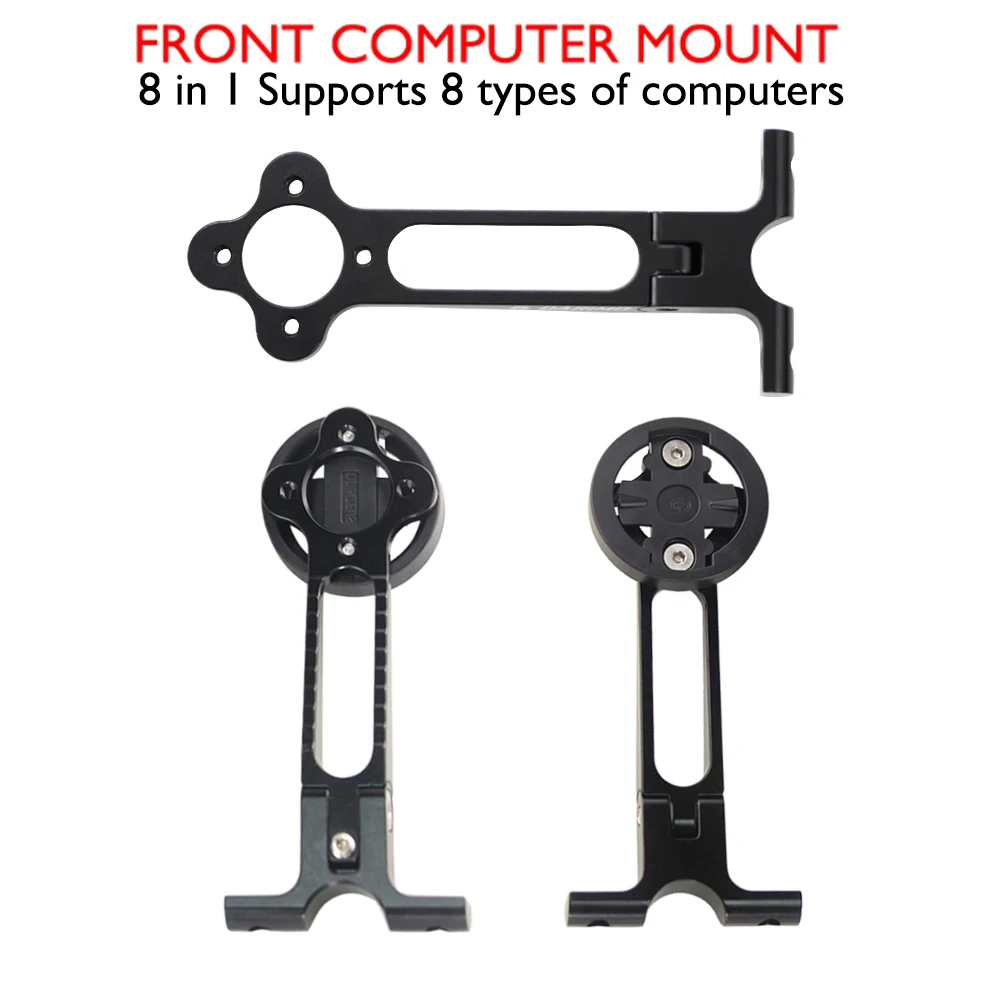 DARIMO -IX24 support d'ordinateur réglable pour vélo en aluminium pour tige IX2/IX4 8 en 1 ordinateurs vis Ti à Angle réglable 15.4g