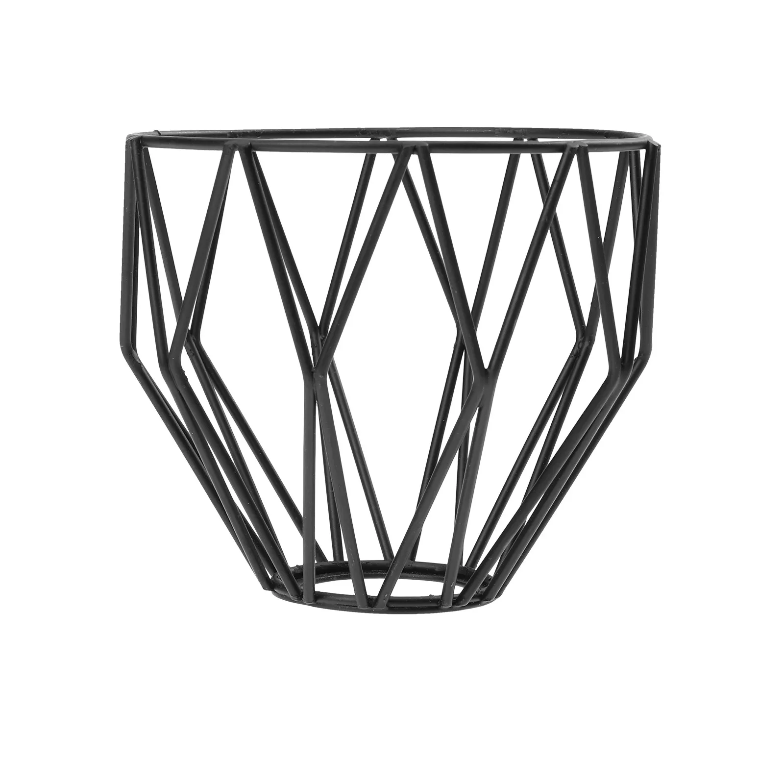 Iron Art Lamp Shade Wrought Iron Hollow Decorative Lampshade for Ceiling Pendant Aisle Light Fixture Home Hotel Bar Study