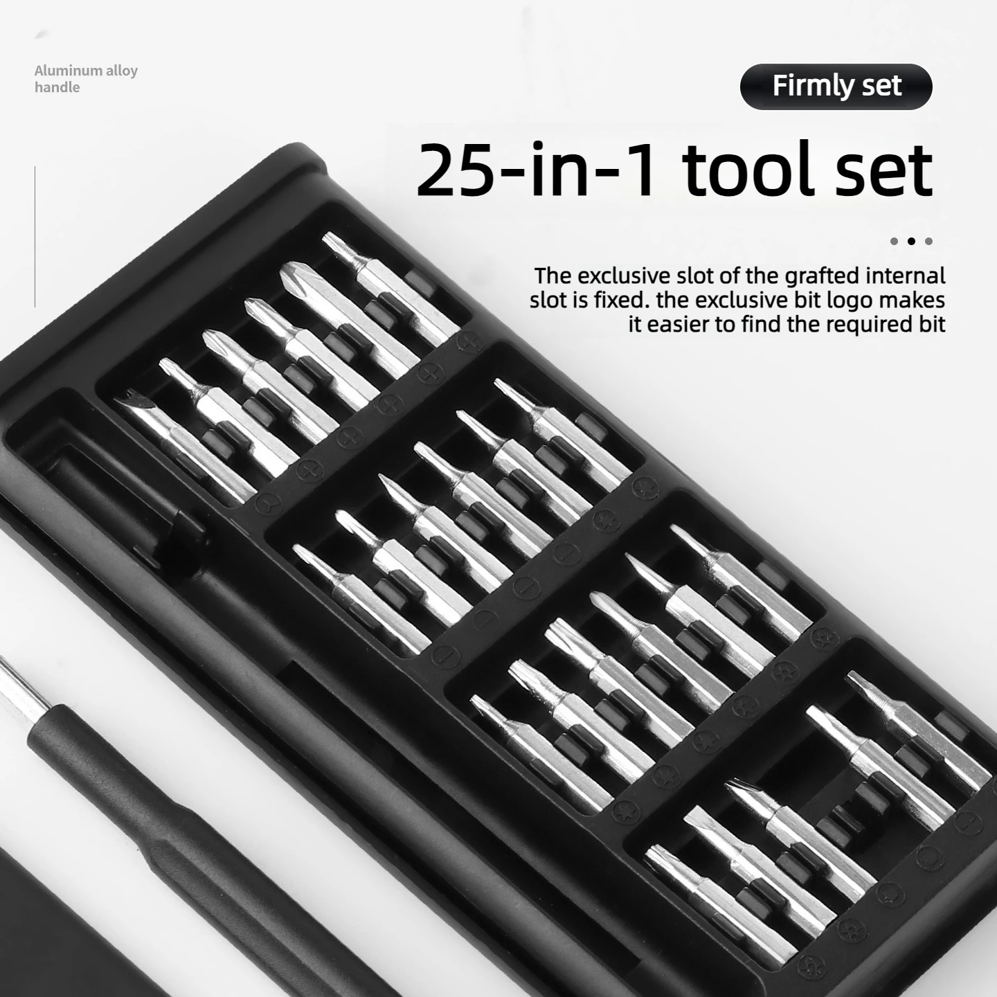 25 in 1 Mini Screwdriver Set, Precision Flat Head & Phillips Small Screwdrivers for Electronics, Phones, Watches, Jewelry Repair