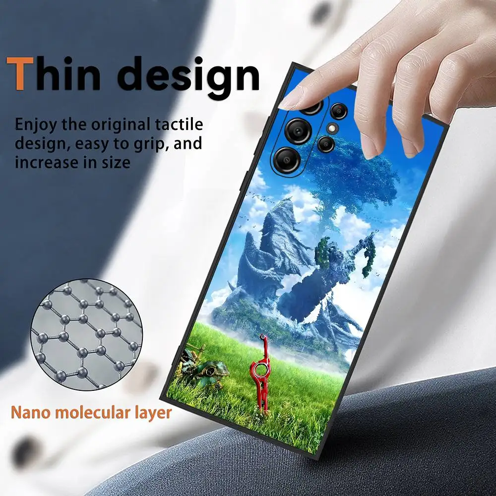 Spiel X-Xenoblade Chronicles Telefon Fall Für Samsung Galaxy S25 S24 S23 S22 S21 S20 Ultra Plus Frosted Soft Cover Funda