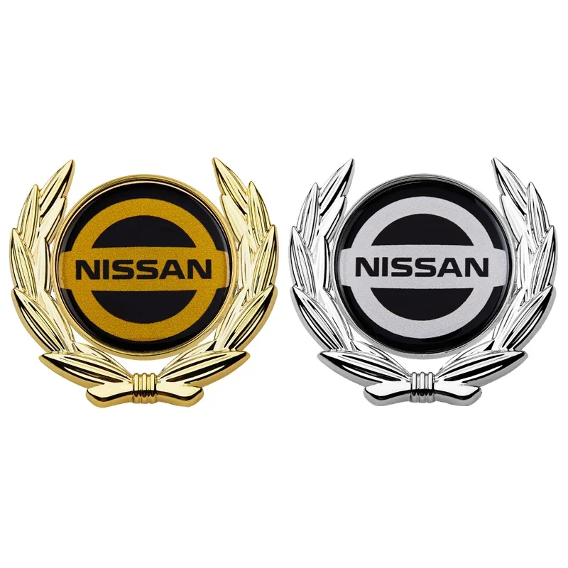 Car Window Emblem Sticker for Nissan Badge Qashqai X-Trail T31 Kicks Navara Juke Leaf Micra Sentra Rear Trunk Decals Accessories