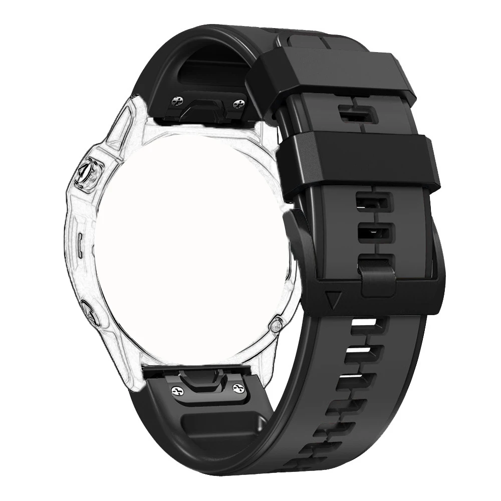 Per Garmin Fenix 8-47/51mm7X 7 6 6X Pro/5X 5 Plus Sapphire Solar Watch Strap Bracciale Quickfit 26 / 22mm Cinturino in silicone