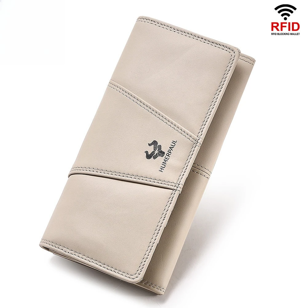 Women Wallet Top Layer Leather Multi-card Clutch Cell Phone Money Bag Purses for Women Fashion Ladies Card Holder Cartera Mujer