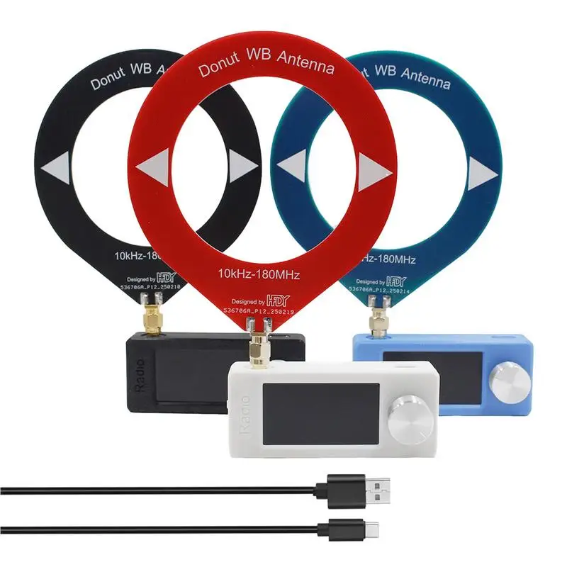 ミニ SI4732 ラジオ小型ラジオフルバンドラジオ受信機アンテナ付き長持ち HD ディスプレイコンパクト 1.9 インチ Ips スクリーン