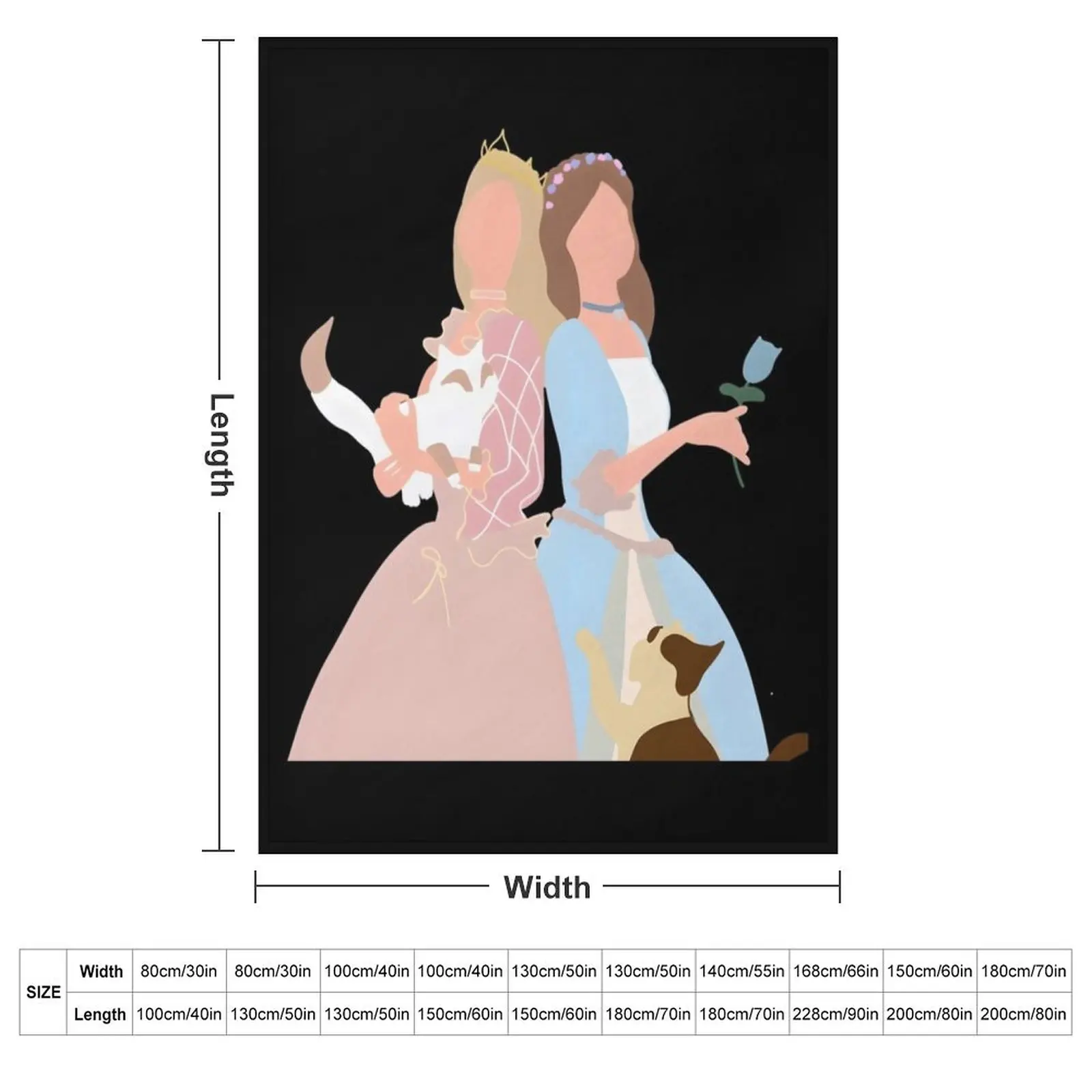 Princess and The Pauper Pullover Sweatshirt Throw Blanket Baby anime Beautifuls bed plaid Blankets