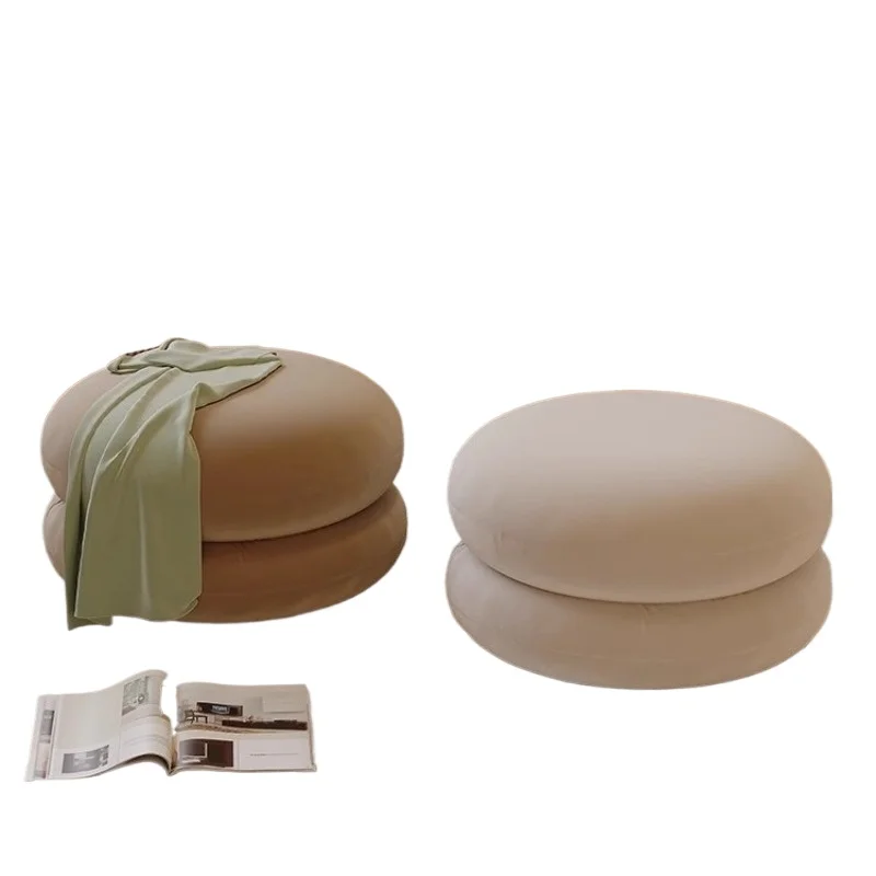 

Creative hamburger stool living room simple sofa home doorway shoe change fitting room
