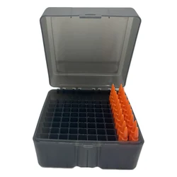 100 Round Durable Ammunition Storage Box Tactical Cartridge Round Shell Holde for 5.56x45 .223 Caliber Hunting Accessories