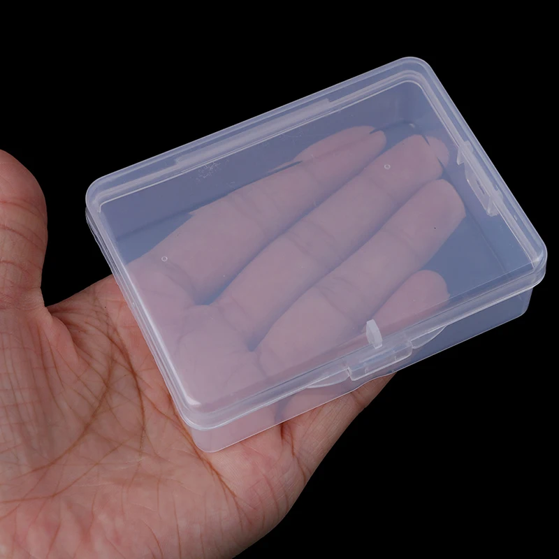 

Hot Transparent PP Plastic Box Rectangular Flat Box Stationery Storage Boxes Fishing Gear Jewelry Packaging Boxes Supplies