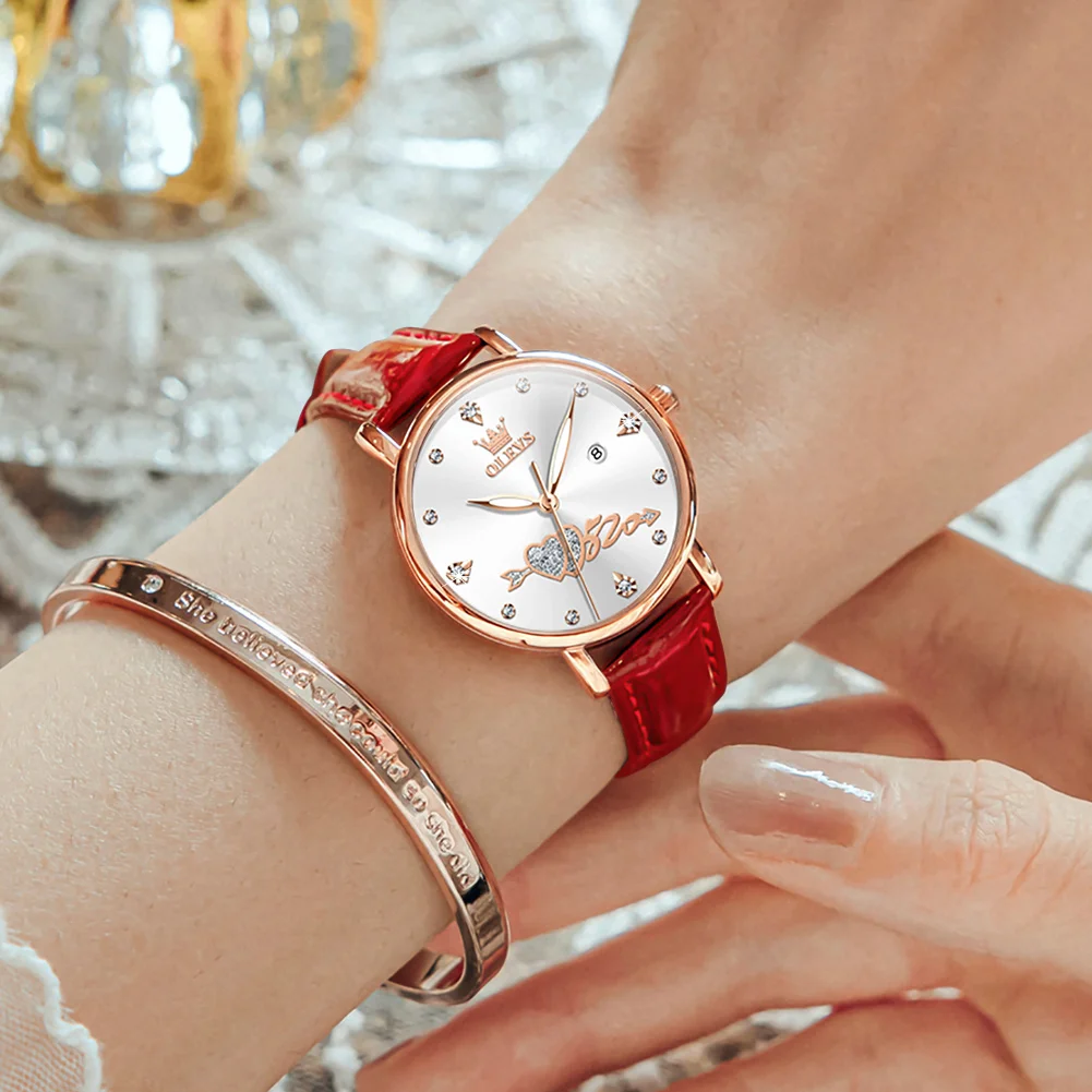 Luxury Brand Fashion Quartz Watch For Women Femmes Gift Girls Waterproof Wristwatches Ladies Elegante Saat Wrist Relojes Mujer