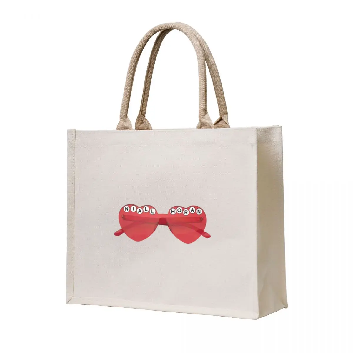 

Niall Horan red heart sunglasses Tote Bag Canvas bag for women cloth bag woman Large bags for women Gift