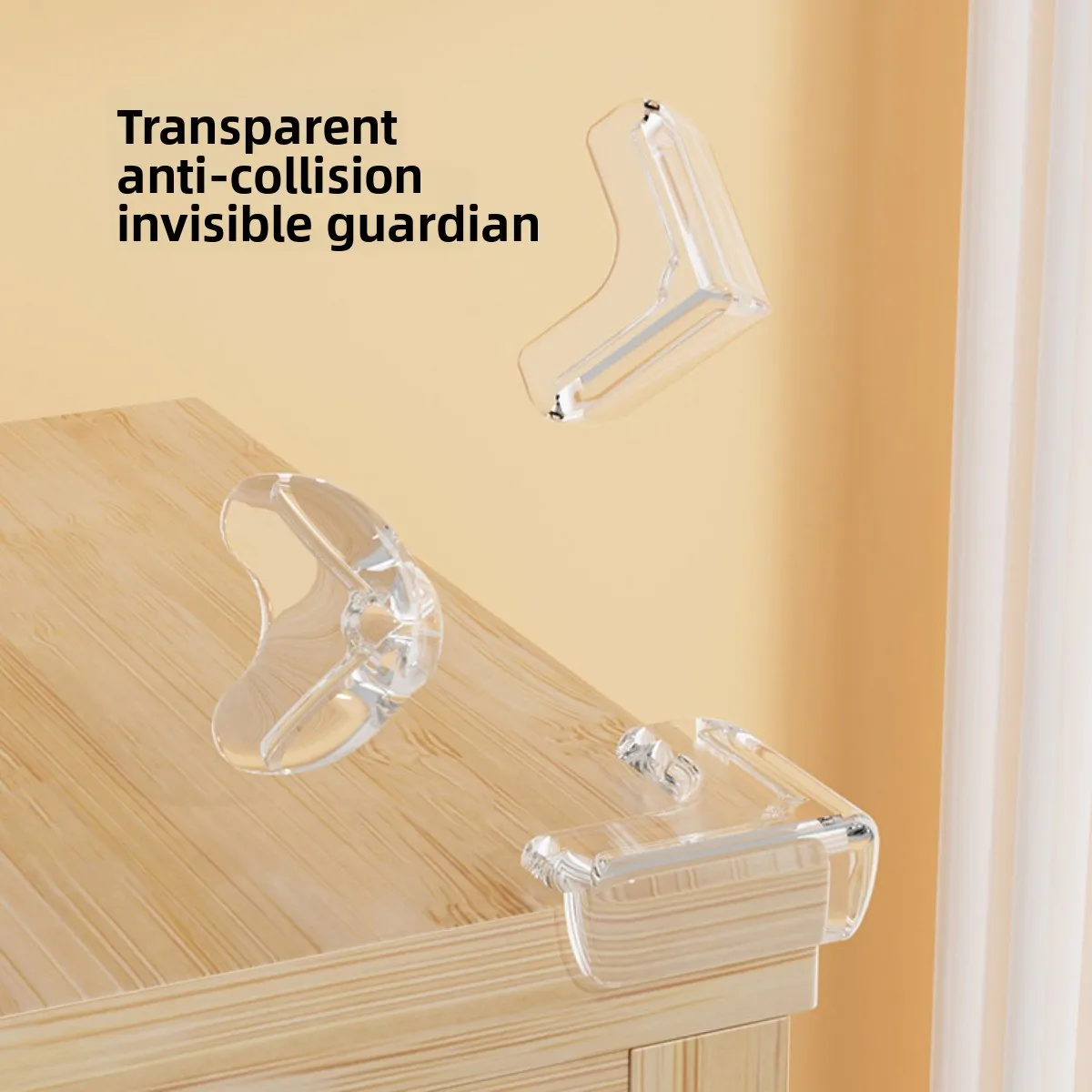 المضادة للتصادم ركن الحرس أثاث طاولة القهوة لينة ملفوفة الزاوية ملفوفة حافة ملصق PVC واقية