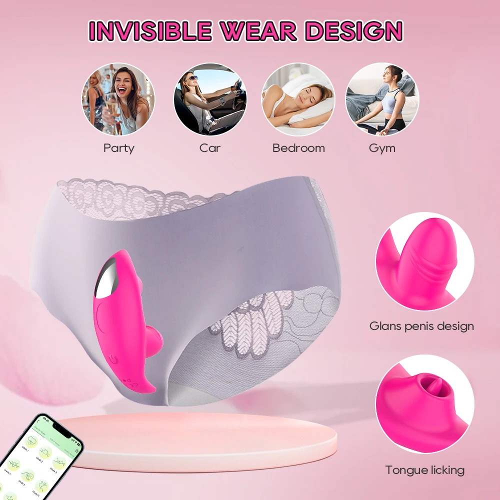 Bluetooth APP Vibrator Female Wireless Remote Control Wearable Vibrating Egg Clitoris Stimulator Sex Toys for Women Couples