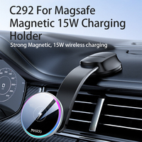 Car mounted Magsafe magnetic suction 15w wireless charging phone holder Car navigation suction cup phone holder