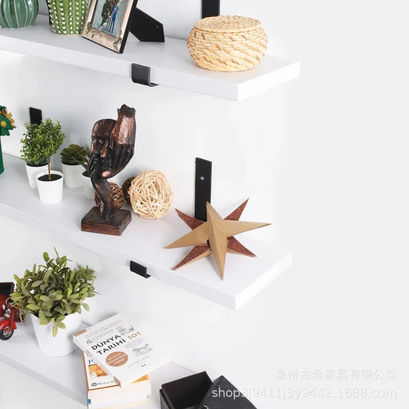 Iron triangle support, microwave oven L-shaped support, iron frame, right angle laminate bracket