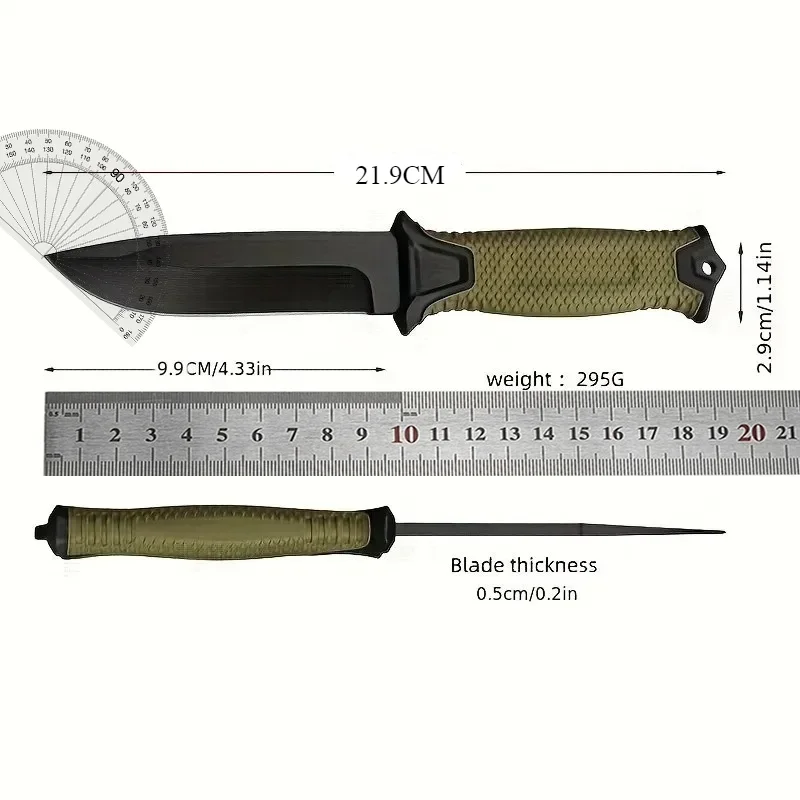 Military G1500 1500 Strongarm Fixed Knife 440C Blade Non-slip FRN Handle Outdoor Tactical Survival Combat Hunting Camping Tool