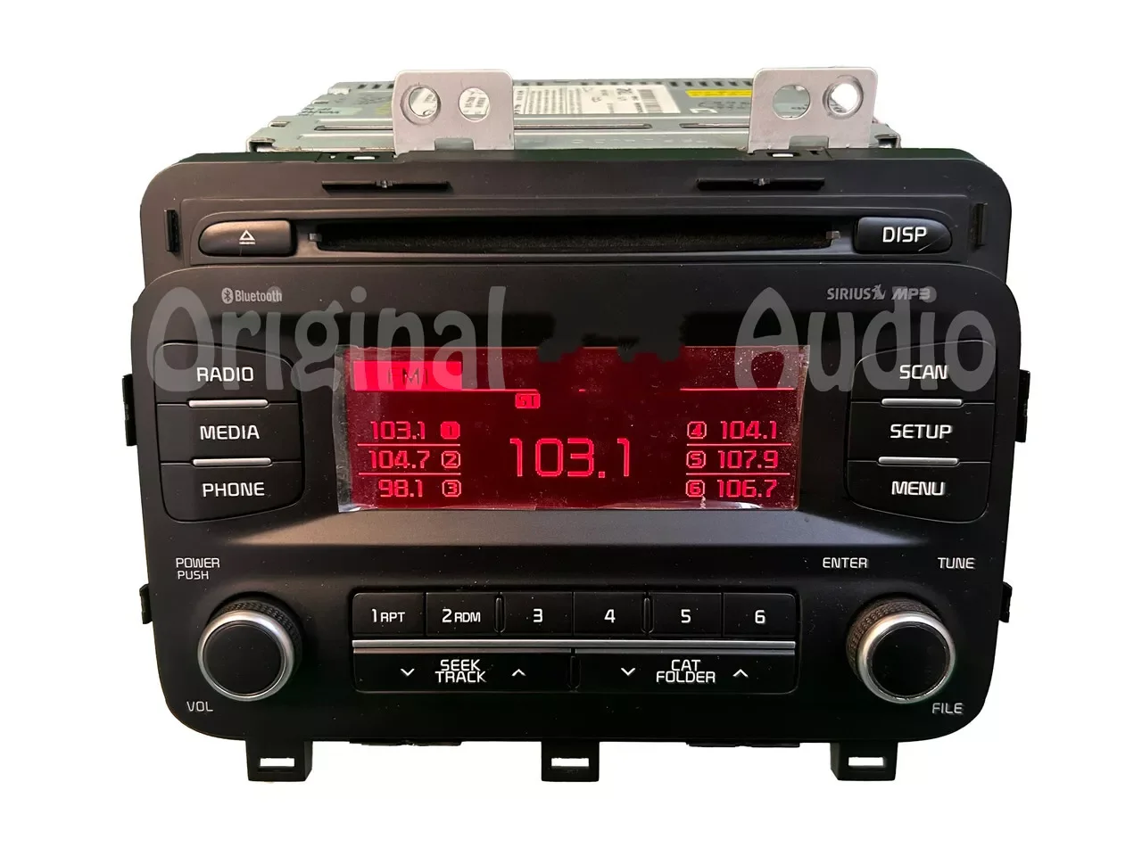 Reproductor de CD receptor de radio satélite Bluetooth AM FM para Kia Optima SAT