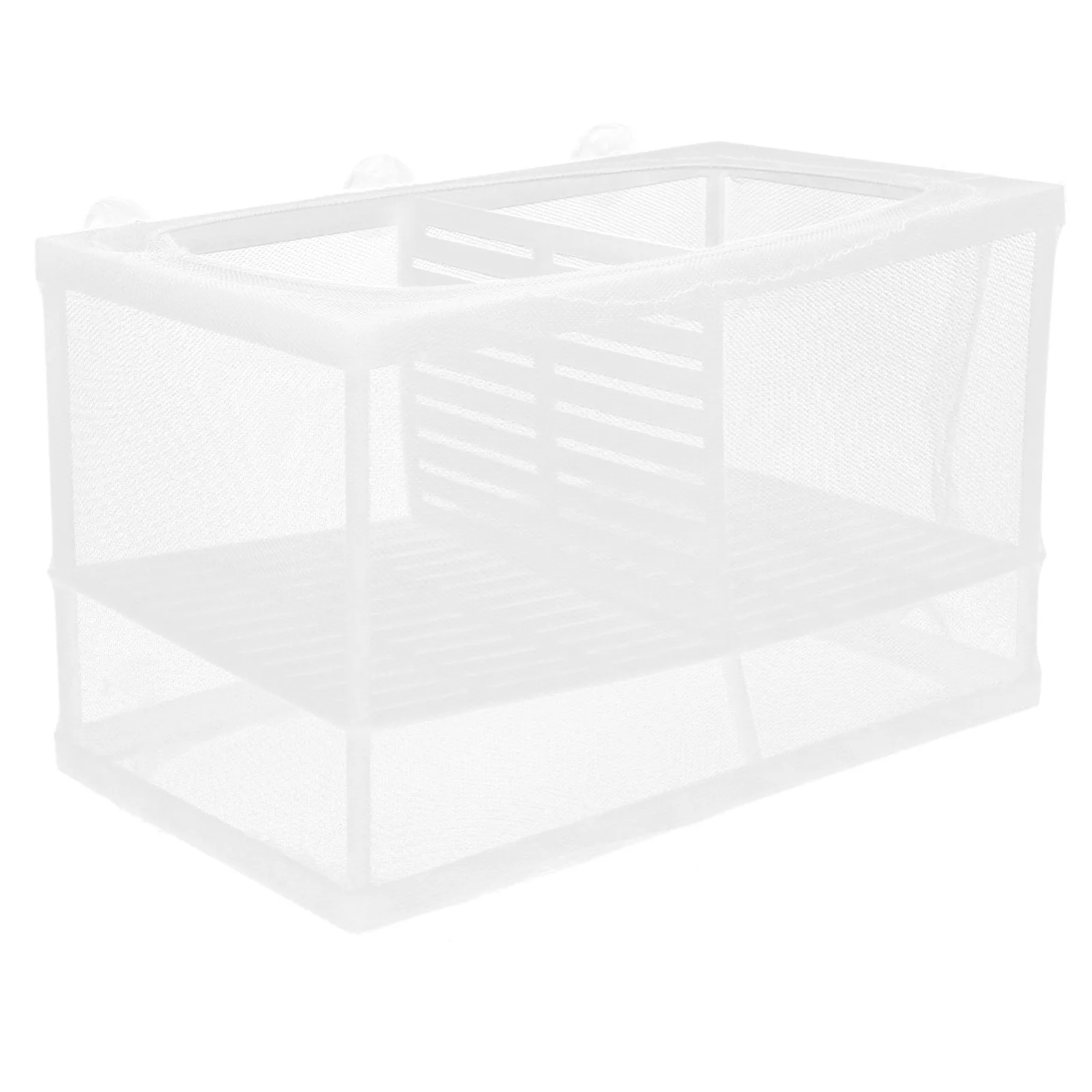 

Isolation Mesh Partition 26x15x18cm Fish Tank Breeding Cage Egg Incubator Fry Net Hatchery Aquarium Baby Fish Net Breeder Box