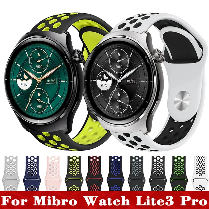 Silicone Band For Mibro Watch Lite3 Pro Sport Watchband Strap For Mibro Watch Lite 3 Pro Men Women Smartwatch Wrist Bracelet