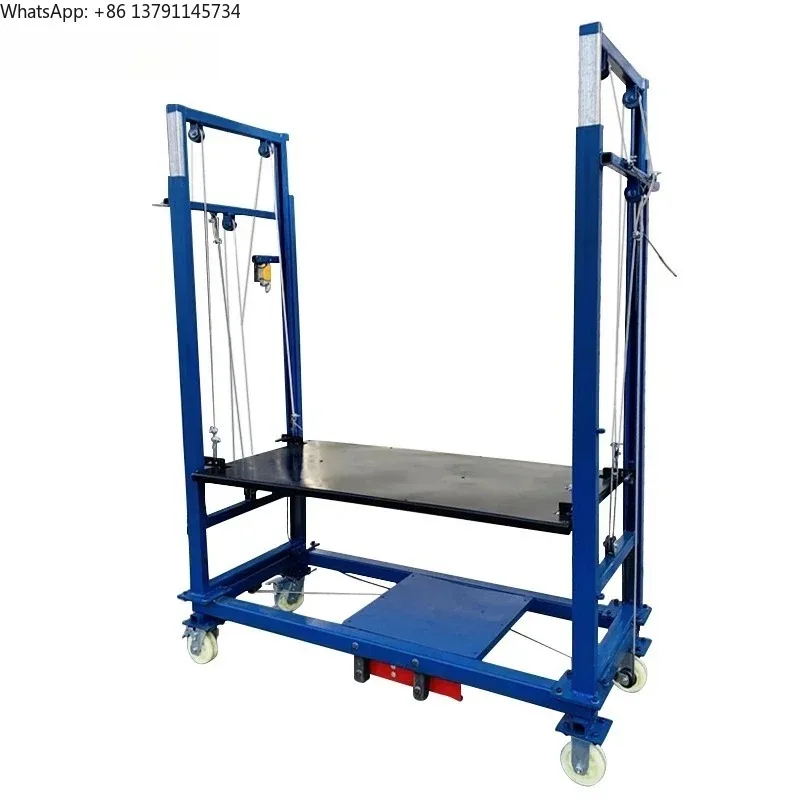 New mobile lifting platform electric scaffolding indoor outdoor decoration high-altitude work site folding disassembling 3