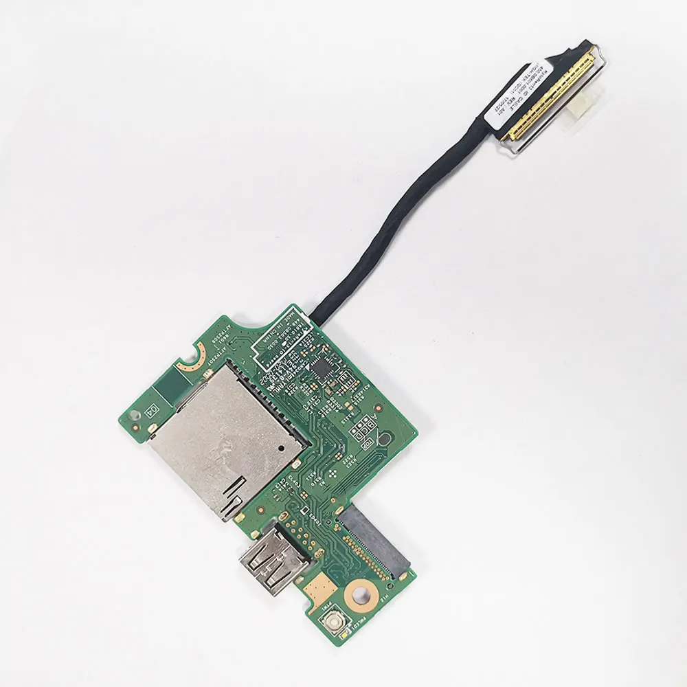 Untuk Dell Inspiron 7370 7373 Laptop Tombol Daya Papan Kabel Beralih USB Jack SD Card Reader Board Perbaikan Aksesoris 0HC1R9