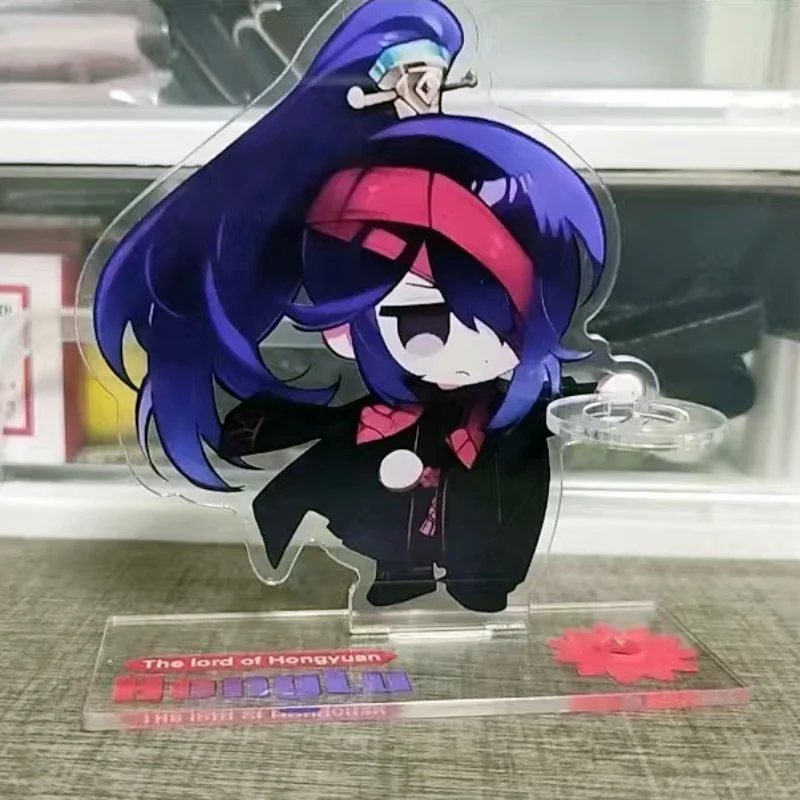Game Limbus Company Hong Lu Cosplay Figure Acrylic Stand Plate Pen Holder Desktop Decoration Collect Accessories Prop Gifts