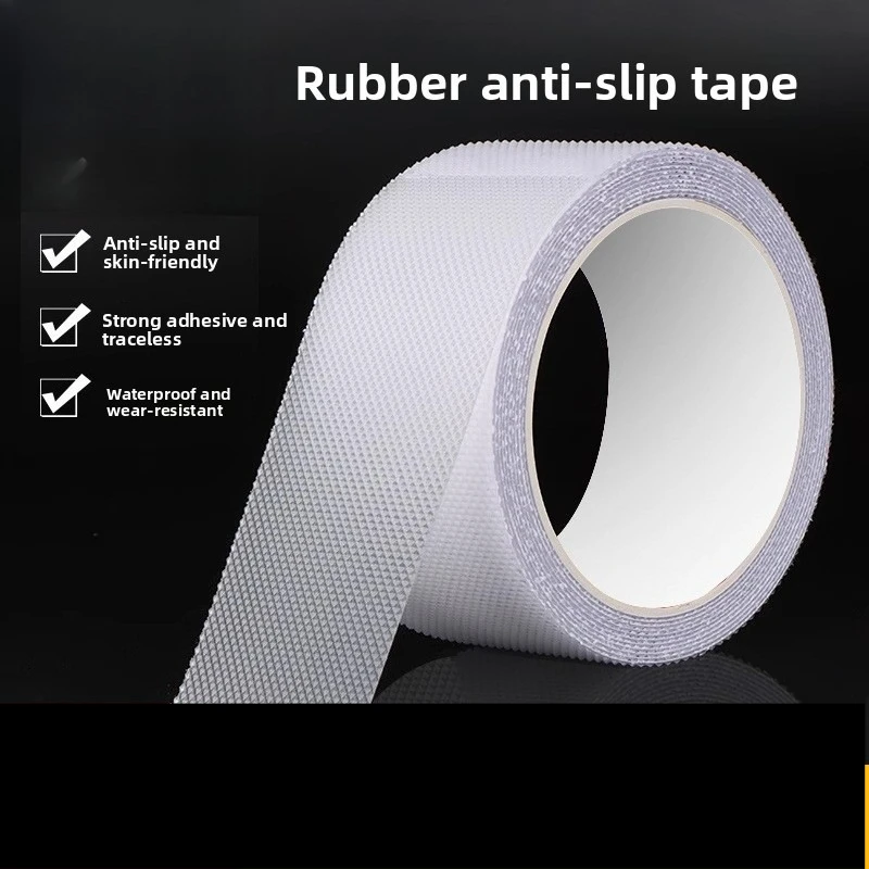 ‌ 다이아몬드 질감 미끄럼 방지 테이프 PEVA 고무 방수 욕실 그립 테이프 사무실용 내열성