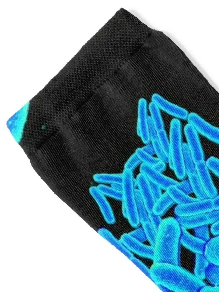 Blue Bacteria Socks funny gift crazy compression valentine gift ideas Socks For Man Women's