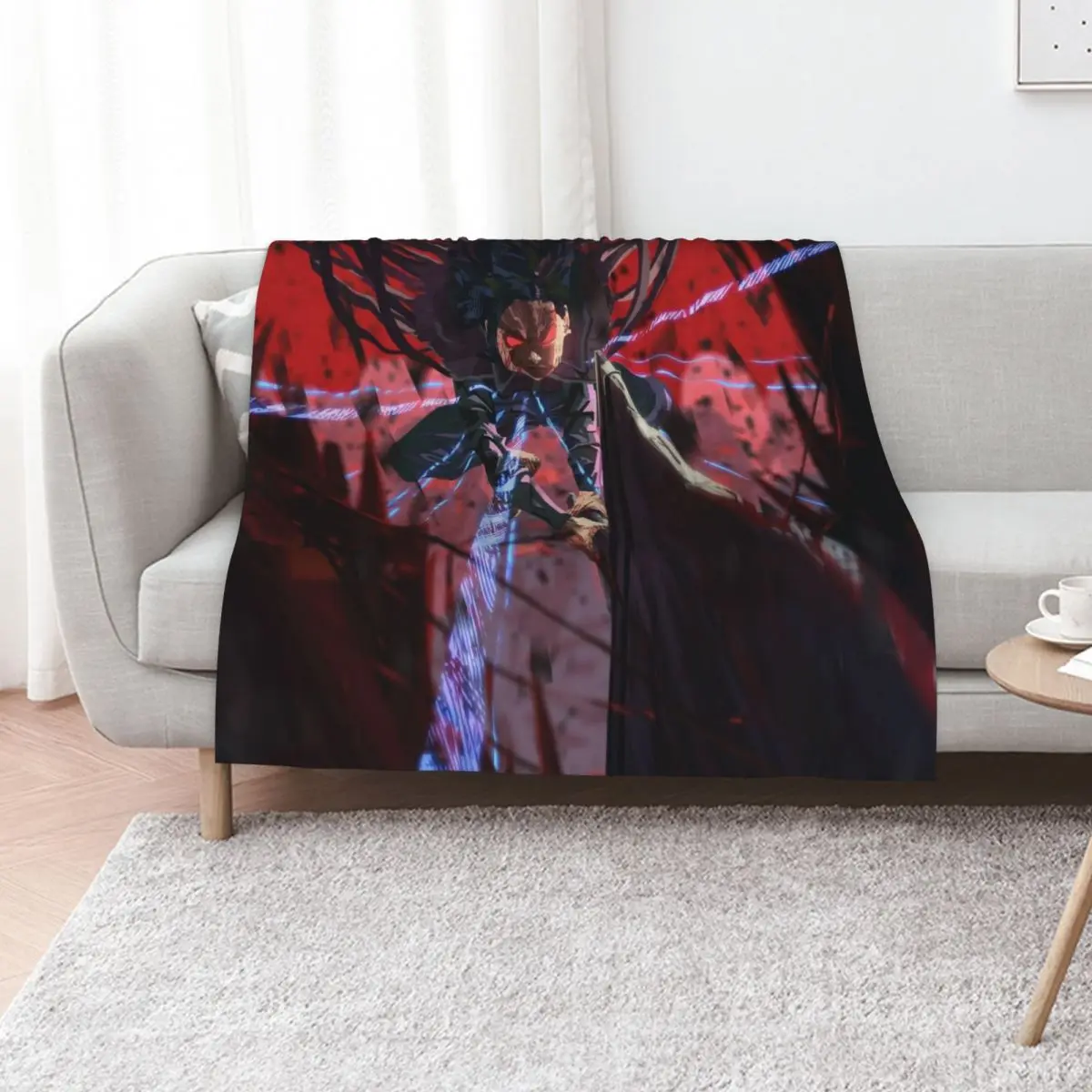 

Mistborn: Hero of Ages - Vin Venture slicing someone in half Throw Blanket Picnic manga Fashion Sofas Moving Blankets