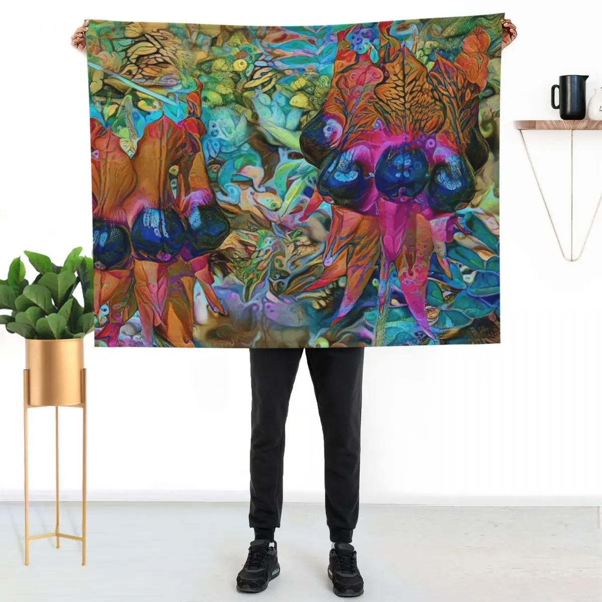 Stunning Sturt Desert Pea Throw Blanket Soft Plaid Thermals For Travel Hairy For Decorative Sofa Plaid Softest Blankets